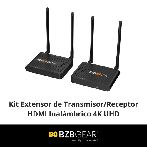 Kit Extensor Inalambrico 4K - BZBGEAR, DIVICAM 1 Kit Extensor Inalambrico 4K - BZBGEAR, DIVICAM